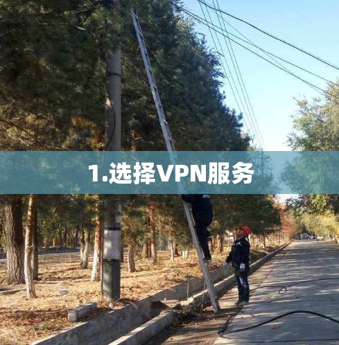 1.选择VPN服务