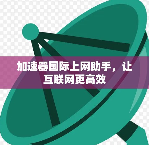 加速器国际上网助手，让互联网更高效