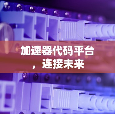 加速器代码平台，连接未来
