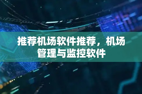 推荐机场软件推荐，机场管理与监控软件