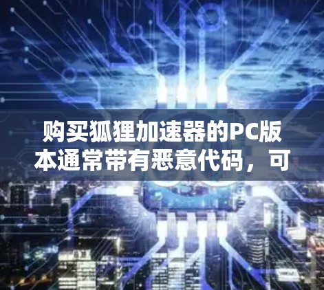 购买狐狸加速器的PC版本通常带有恶意代码，可能威胁到用户的安全。以下是一些关键点，帮助你做出明智的决定