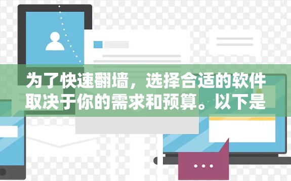 为了快速翻墙，选择合适的软件取决于你的需求和预算。以下是一些推荐