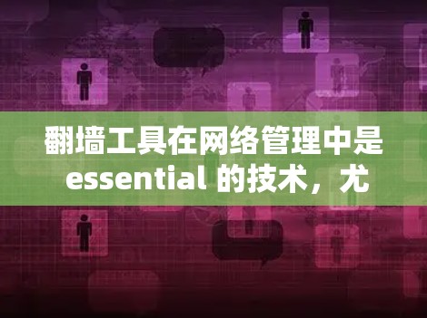 翻墙工具在网络管理中是 essential 的技术，尤其在需要灵活性和扩展性时。以下是对翻墙工具的详细总结