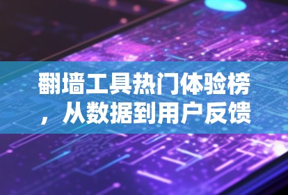 翻墙工具热门体验榜，从数据到用户反馈